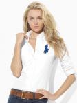 chemises polo ralph lauren pour femmes big pony mode blance